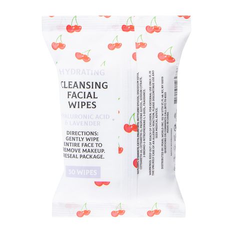 Hyaluronic Acid & Lavender Cleansing Facial Wipes
