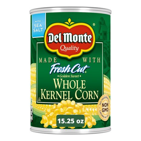 Del Monte FRESH CUT Whole Kernel Corn, Canned Vegetables