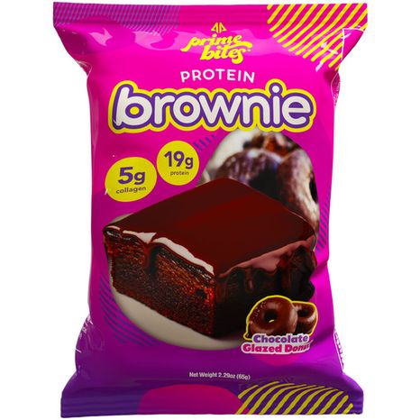 Prime Bites Brownie, Protein, Chocolate Glazed Donut
