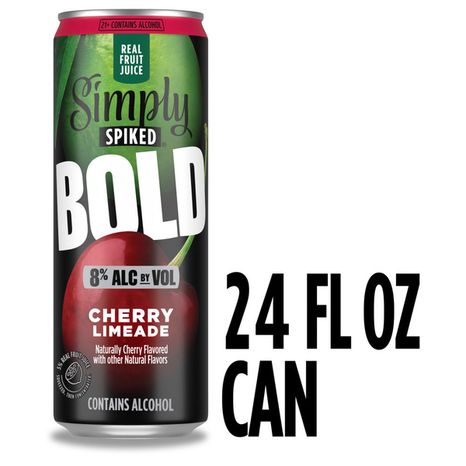 Simply Spiked Bold Cherry Limeade Bold Cherry Limeade Spiked Beverage 8% ABV
