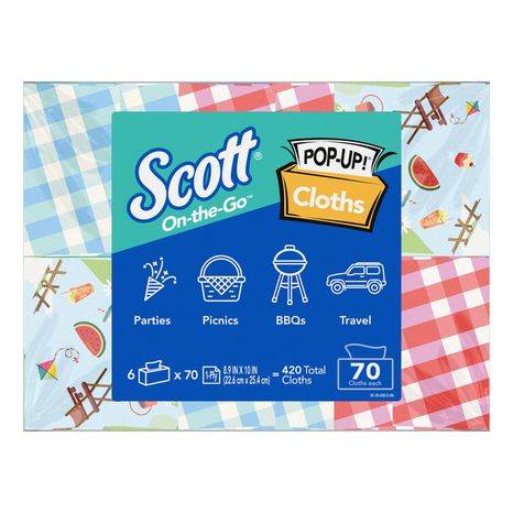 Scott On-the-Go Pop-Up Cloths