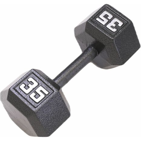 Fitness Gear Cast Hex Dumbbell- Various Weights