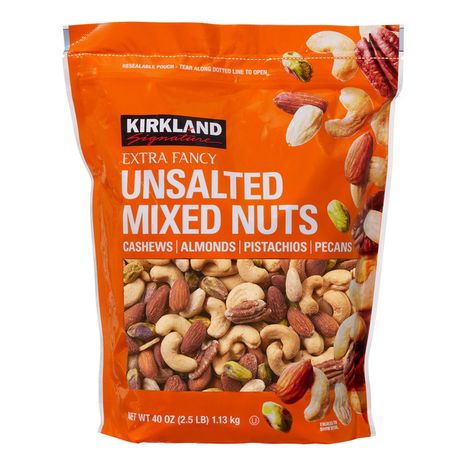 Kirkland Signature Extra Fancy Unsalted Mixed Nuts