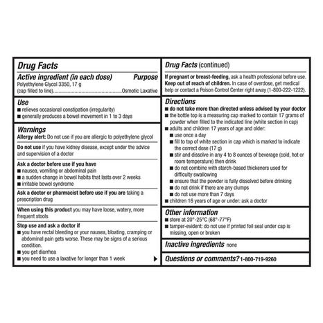 CVS Health Purelax, Unflavored, Powder