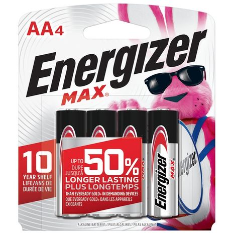 Energizer AA Batteries, Double A Alkaline Batteries