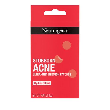 Neutrogena Stubborn Acne Patches, Facial Patches for Blemishes, 24 Count