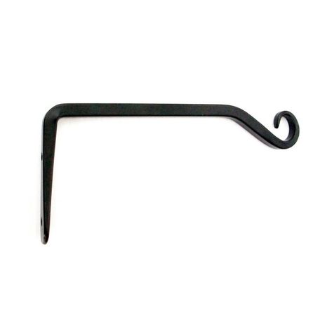 Style Selections 7" Black LWP013 Model Steel Plant Hook