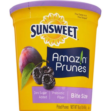 Sunsweet Prunes, Pitted, Bite Size