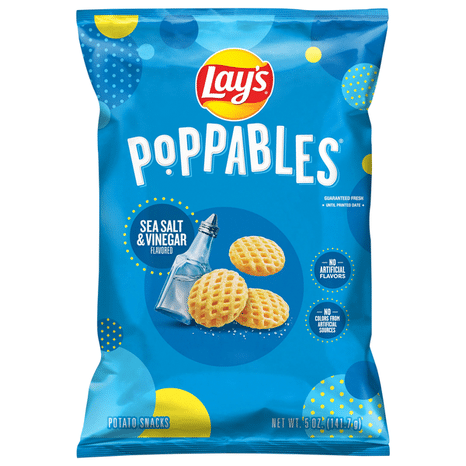 Lay's Sea Salt & Vinegar Flavored Potato Snacks