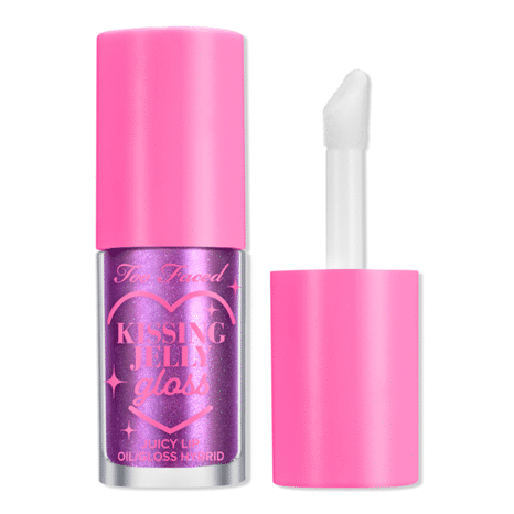 Too Faced Kissing Jelly Gloss Hybrid Juicy Lip Oil Birthday Kiss