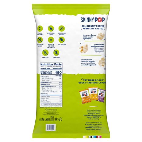 SkinnyPop Organic Original Popcorn