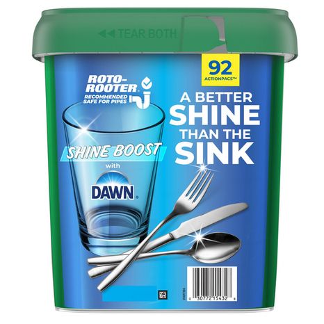 Cascade Fresh Scent Complete Shine Boost Dishwasher Detergent ActionPacs