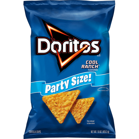 Doritos Tortilla Chips, Cool Ranch, Party Size!