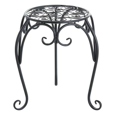 At Hom Metal Plant Stand - Black