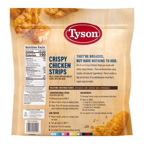 Tyson Fully Cooked Crispy Chicken Strips