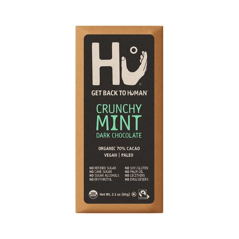Hu Crunchy Mint Chocolate Bar