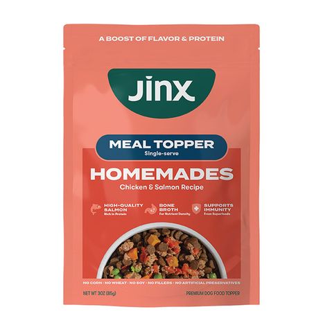 Jinx Meal Topper, Single-Serve, Chicken & Salmon Recipe