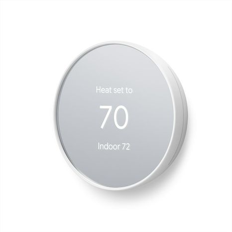 Google Snow Nest Thermostat Programmable Smart Wi-Fi Thermostat for Home