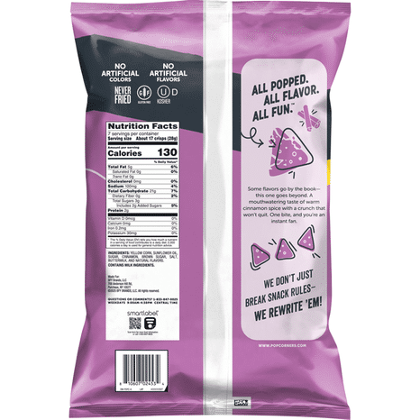 PopCorners Popped-Corn Snack Cinnamon Crunch