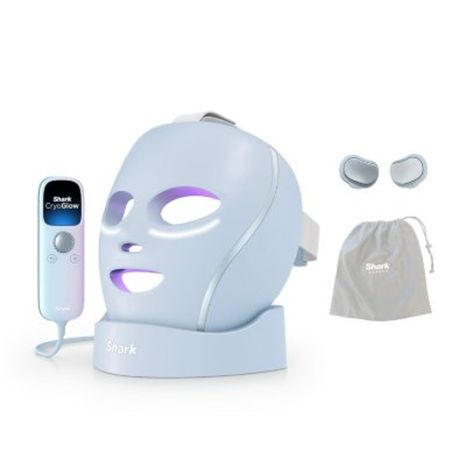 Shark CryoGlow Under-Eye Cooling & LED Anti-Aging & Skin Clearing Face Mask