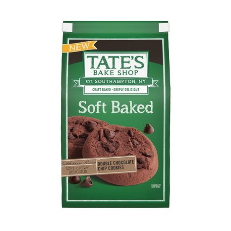 TATE'S Soft Baked Cookies, Double Chocolate Chip 8 oz