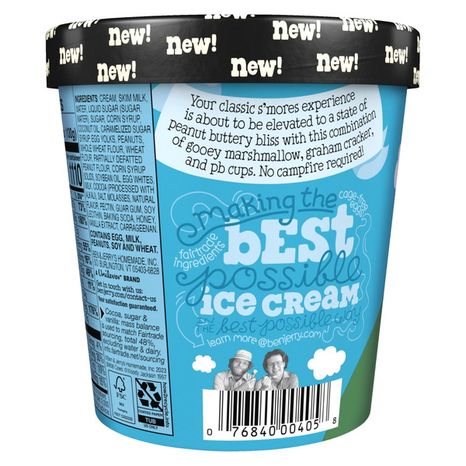 Ben & Jerry's Ice Cream, PB S'more