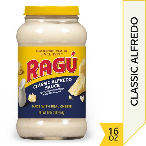 Ragu Classic Alfredo Sauce, 16 oz, White Pasta Sauce