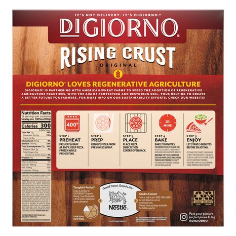 DiGiorno Original Rising Crust Pepperoni Frozen Pizza