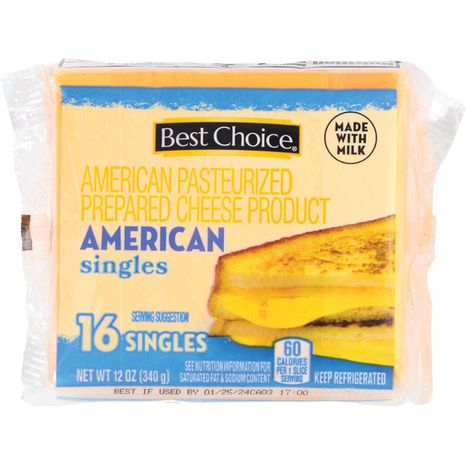 Best Choice CHEESE FOOD IWS SINGLES