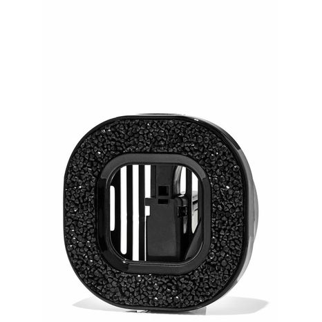 Glitter Vent Clip Car Fragrance Holder - Black