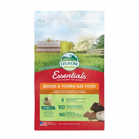 Animal Oxbow Health Essentials Mouse & Young Rat Food
