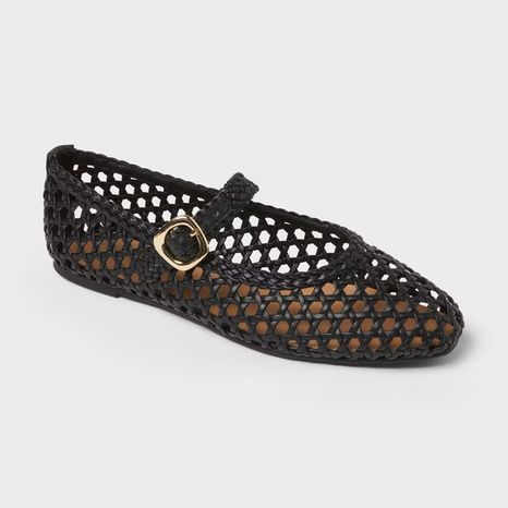 Universal Thread Women’s Royce Shoes with Memory Foam Insole, Size 11 - Matte Black