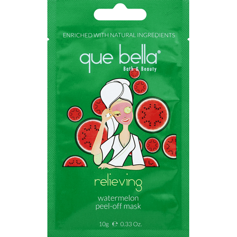 Que Bella Peel-Off Mask, Relieving, Watermelon