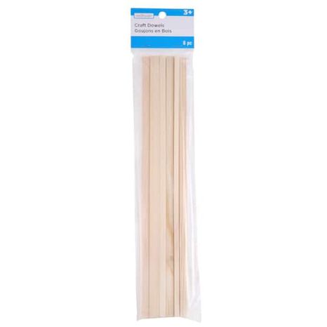 Creatology 12" Wooden Square Dowels