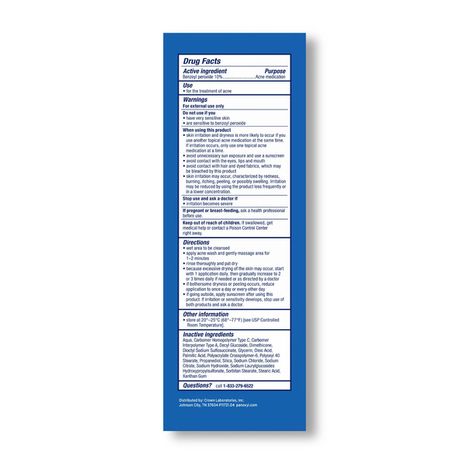 PanOxyl 10% Benzoyl Peroxide Acne Foaming Wash, Maximum Strength