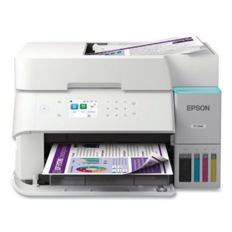 Epson EcoTank ET-3943 Special Edition Wireless All-in-One Color Supertank Printer – White