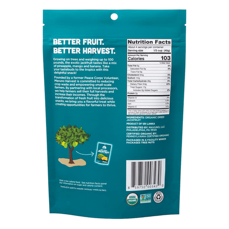 Mavuno Harvest Organic Dried Jackfruit