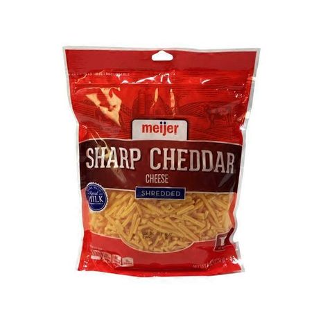 Meijer Sharp Cheddar Shredded Cheese