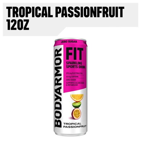 BODYARMOR Tropical Passionfruit Zero Sugar Sports Drink Can