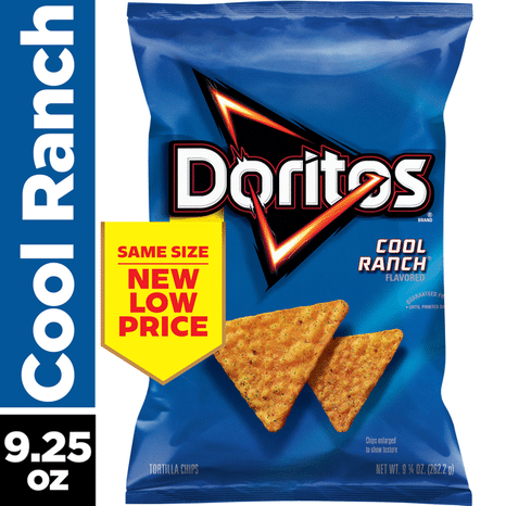 Doritos Flavored Tortilla Chips, Cool Ranch