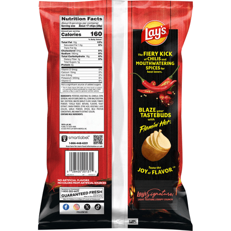Lay's Potato Chips Flamin' Hot