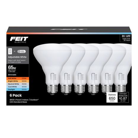 FT LED BR30 AW 65W Light Bulbs