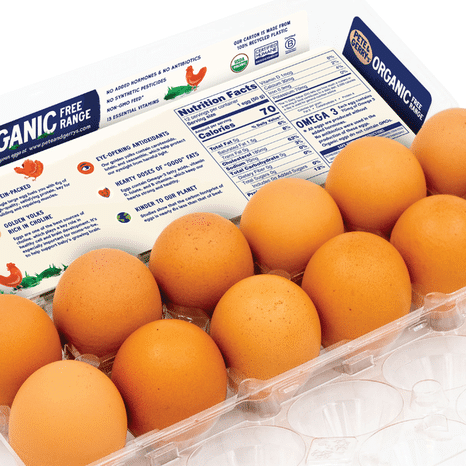 Pete & Gerry's Eggs, Organic, Brown, Free Range, Large