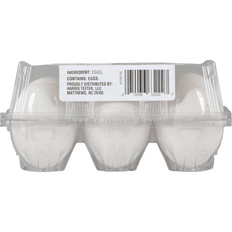 Harris Teeter Eggs, White, Large