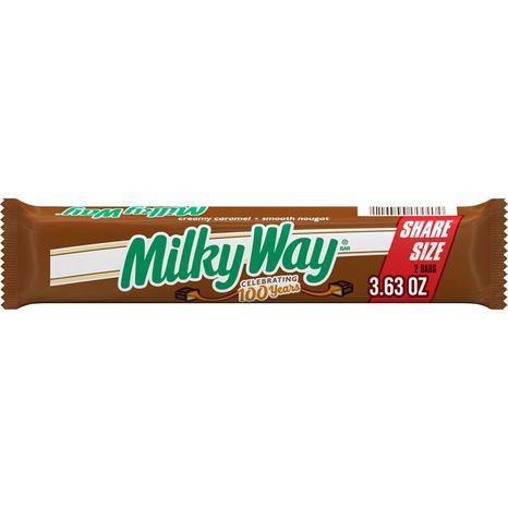 Milky Way Candy Milk Chocolate Bar Share Size