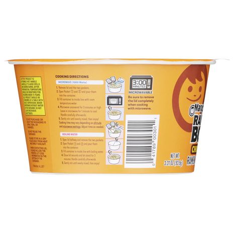 Maruchan Ramen Bowl Chicken Flavor Ramen Noodle Soup