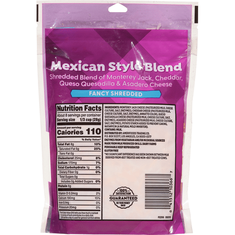 First Street Fancy Shredded Cheese, Mexican Style Blend