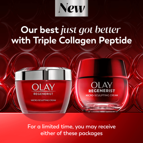 Olay REGENERIST Anti-Aging Face Cream, Firming Moisturizer with Triple Collagen Peptide & Niacinamide