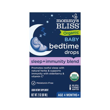 Mommy's Bliss Organic Baby Bedtime Drops + Overnight Immunity Support