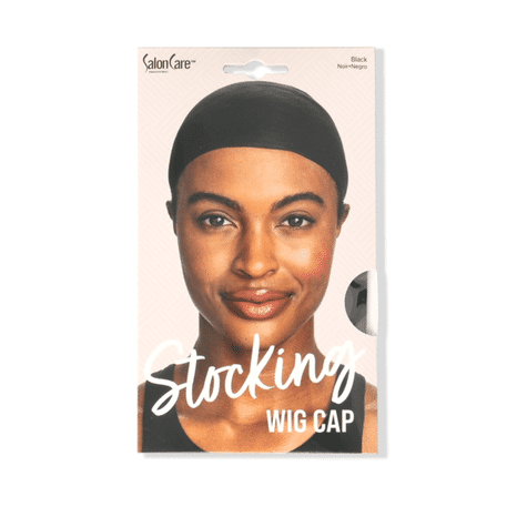 Salon Care Stocking Wig Cap - Black